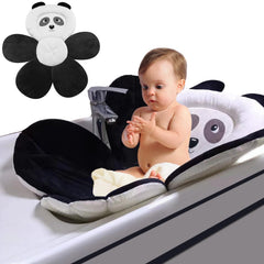 PandaEar ergonomic design cradles tiny bodies for stress-free bath time.