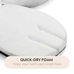 PandaEar non-slip bottom helps keep baby secure on slippery surfaces.