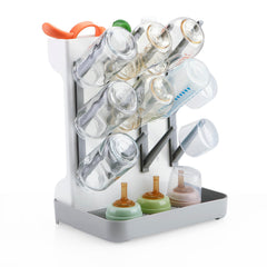PandaEar Baby Bottle Drying Rack vertical design keeps bottles organized for quick air drying
