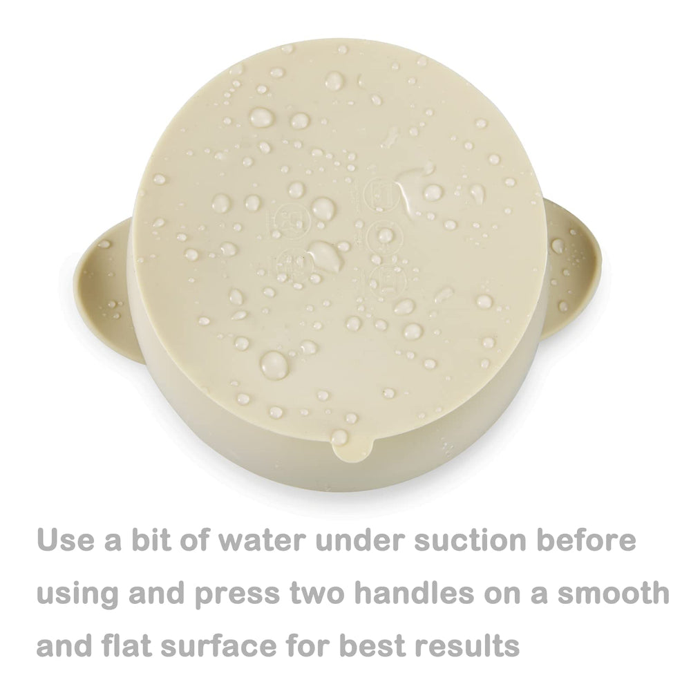 PandaEar leak-proof rim closeup demonstrates mess-free feeding even with liquids.