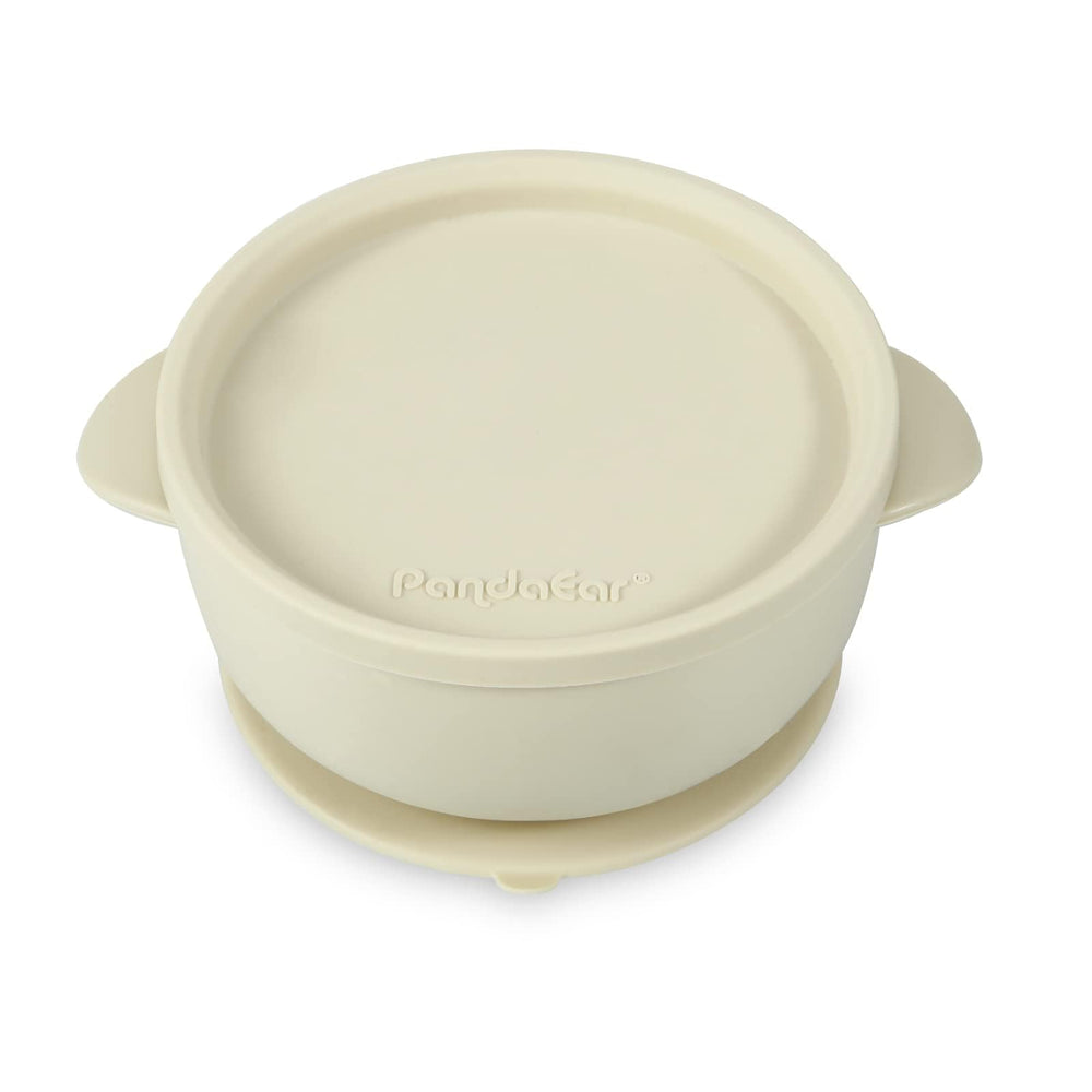 PandaEar on-the-go use shows convenient meals from diaper bag to table.