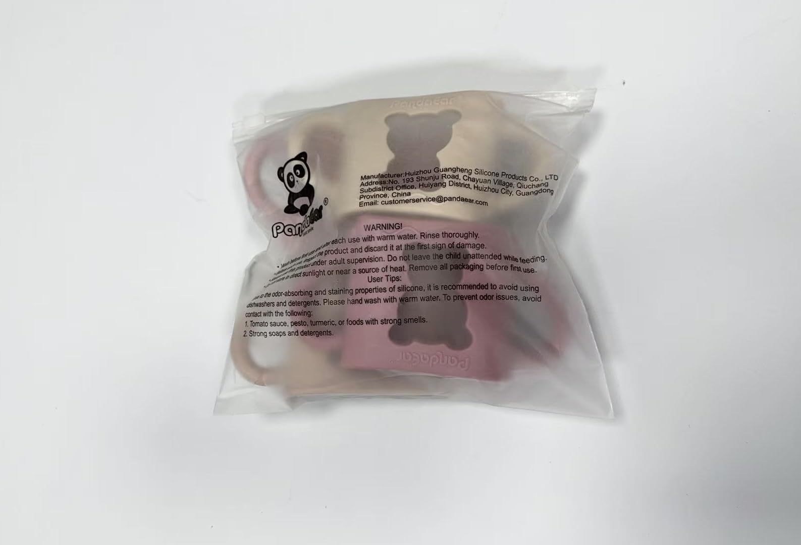 PandaEar promotes independent drinking with non-slip silicone grips