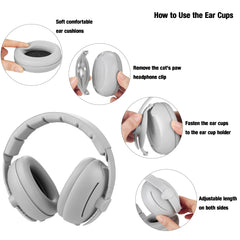 PandaEar Baby Ear Muffs soft foam padding for gentle cushioning