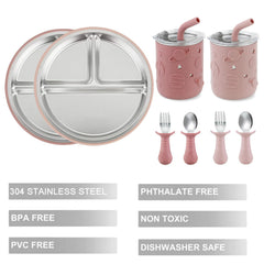 PandaEar spill-proof cups prevent leaks for travel-friendly sipping.