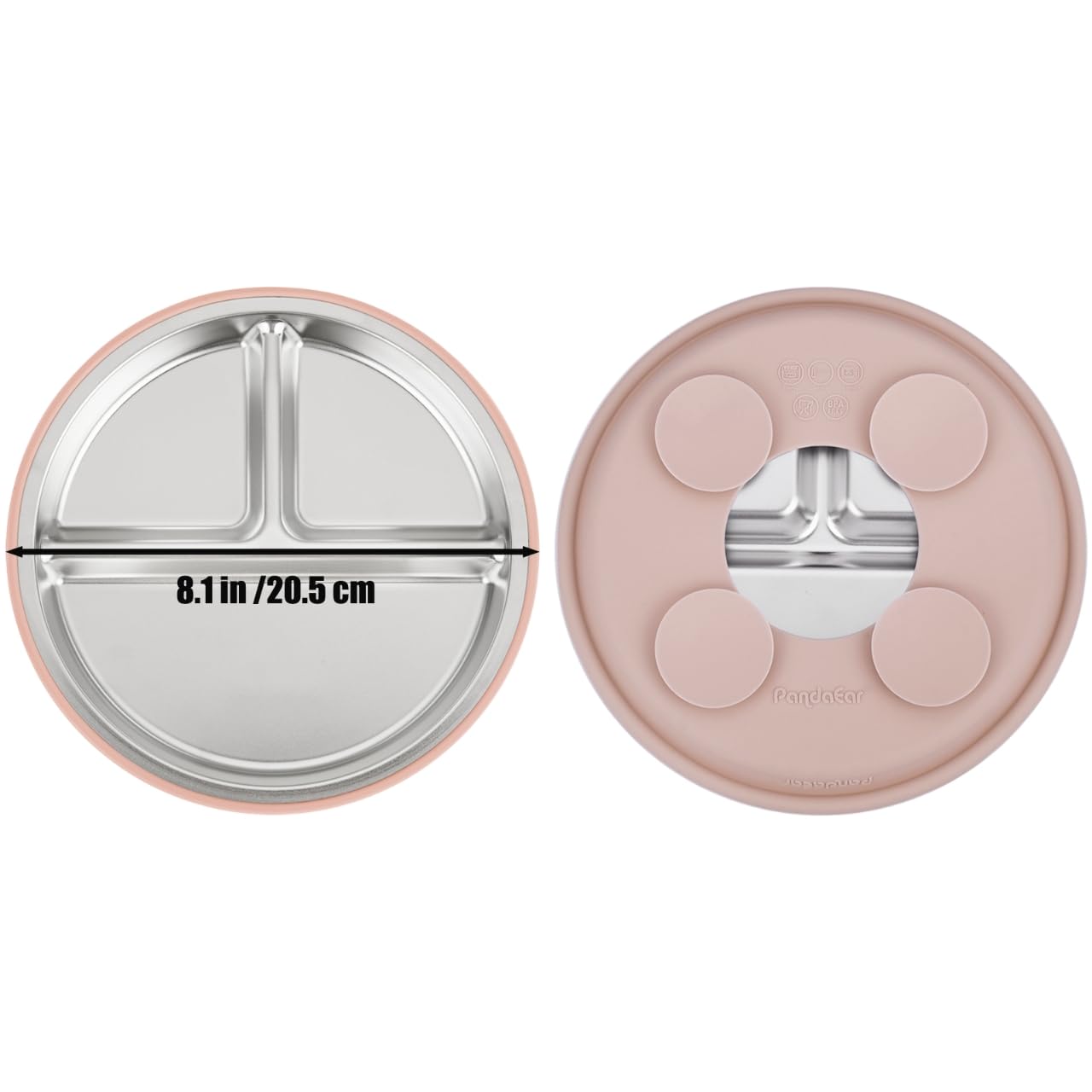 PandaEar toddler spoons and forks designed for easy-grip feeding.