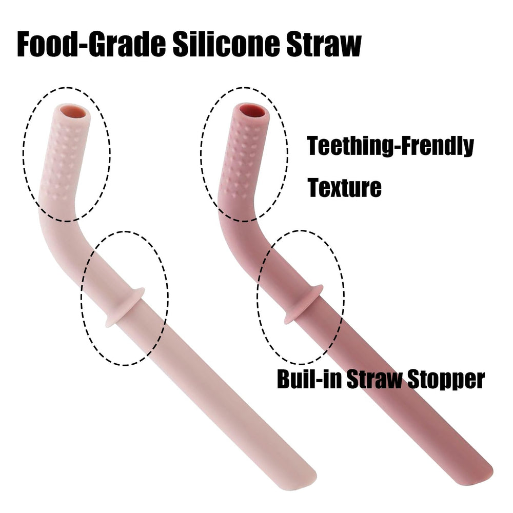 PandaEar anti-pull teething straw supports safe drinking.