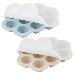 PandaEar tray storing breastmilk and purees in precise portions.