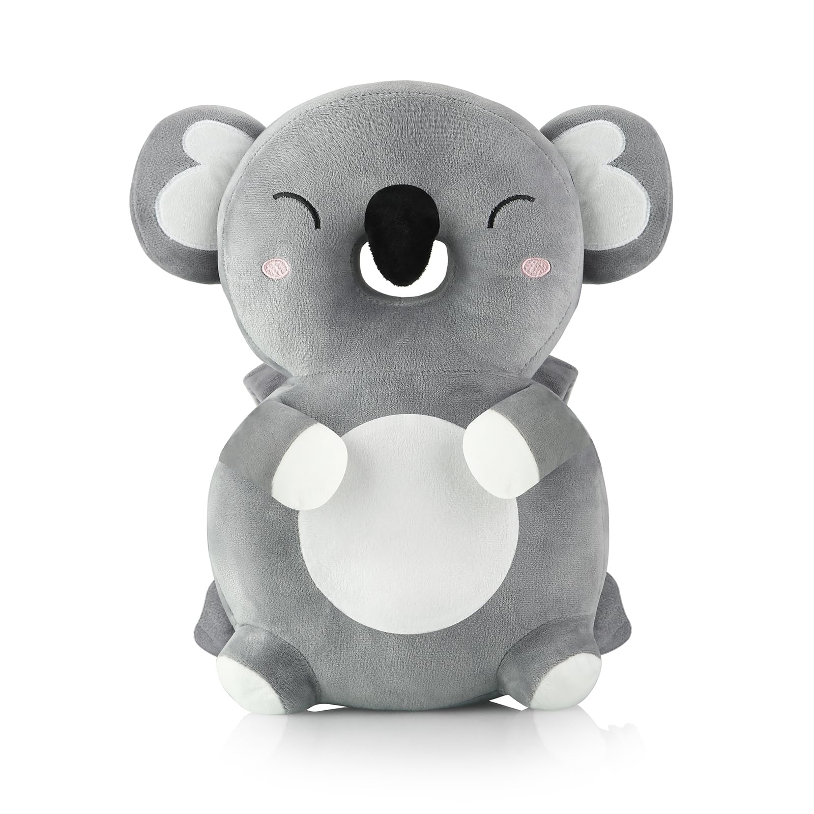 PandaEar baby head protector front view cushions bumps during crawls