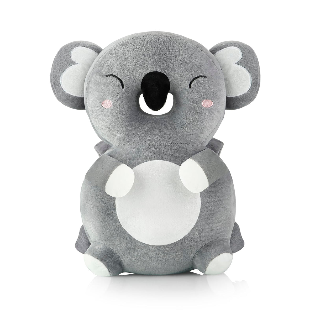 PandaEar baby head protector front view cushions bumps during crawls