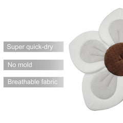 PandaEar bath pad machine-washable design simplifies post-bath cleanup