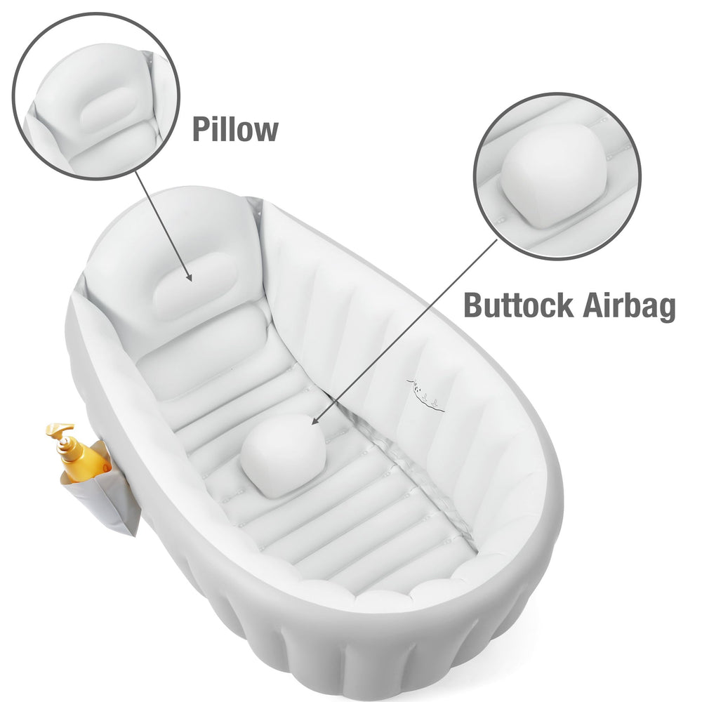PandaEar bath tub drain plug allows easy water release after bath.