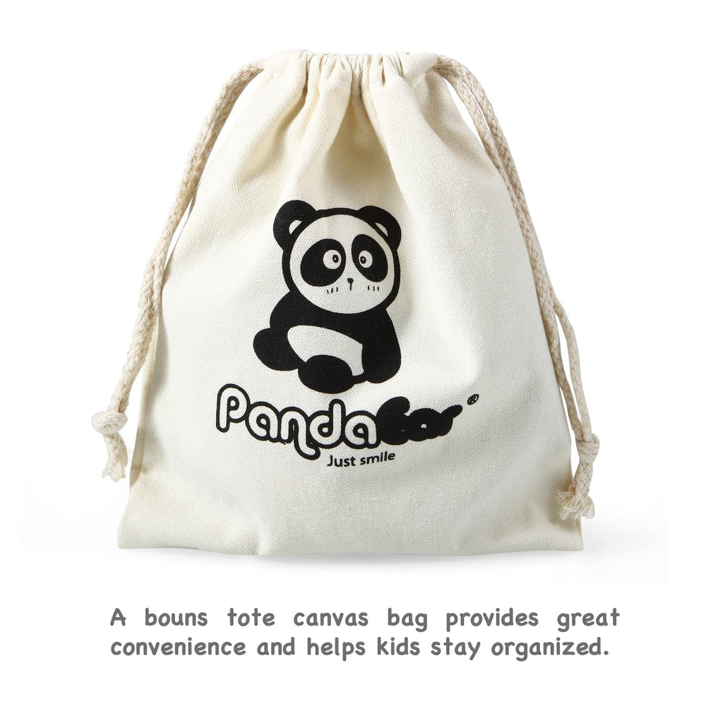 PandaEar blue being worn by toddler highlighting lightweight comfort.