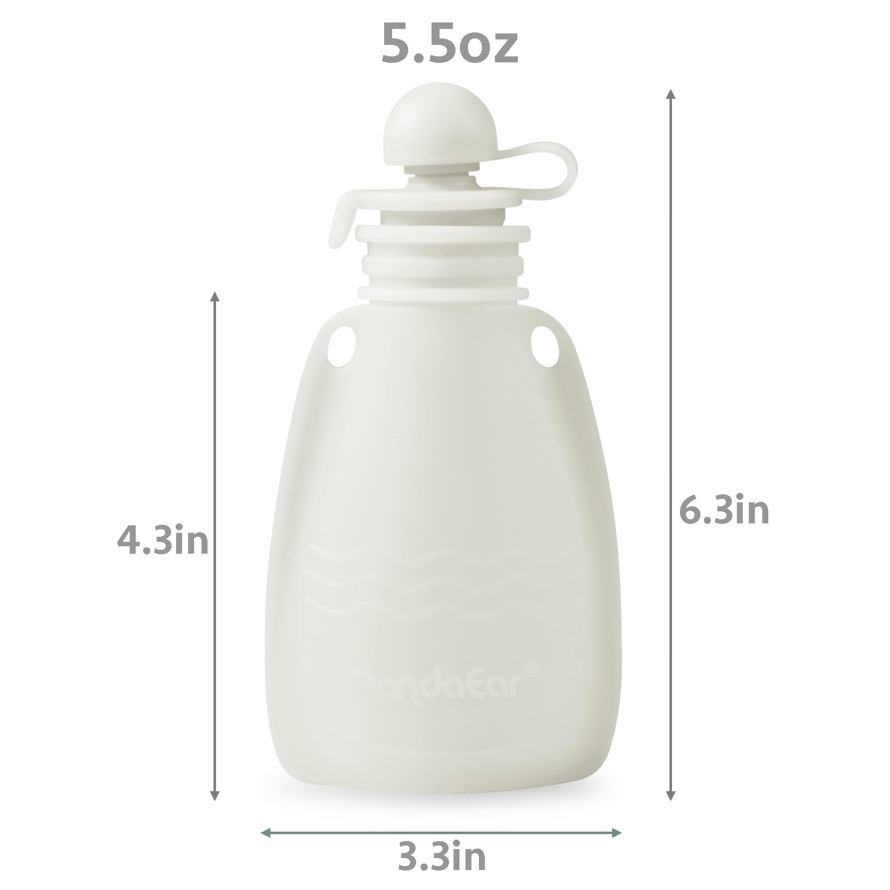 PandaEar BPA-free silicone pouch material highlighting safety