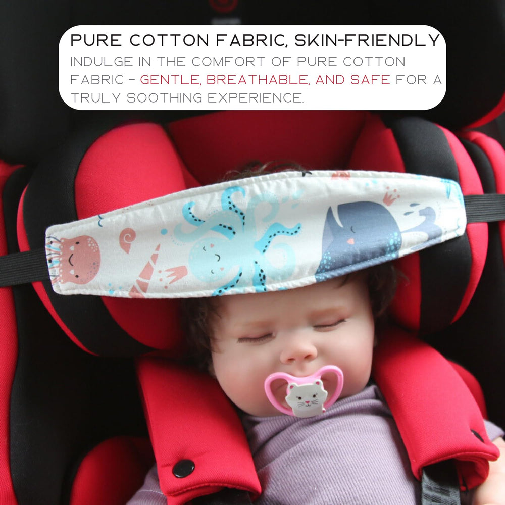 PandaEar headbands adapt to car seats, strollers, and baby seats for quick use.
