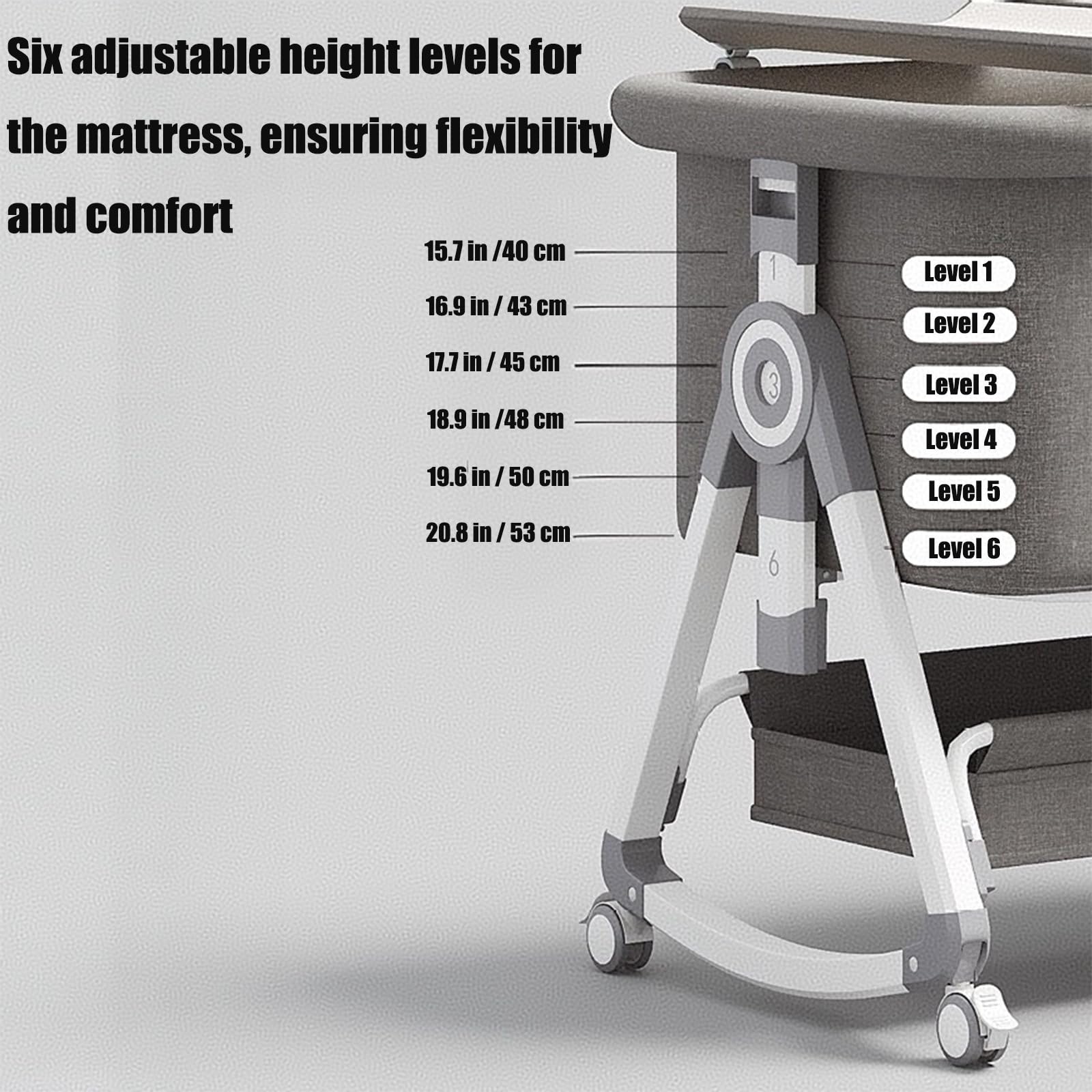 PandaEar changing-table compatibility shown with portable table pairing