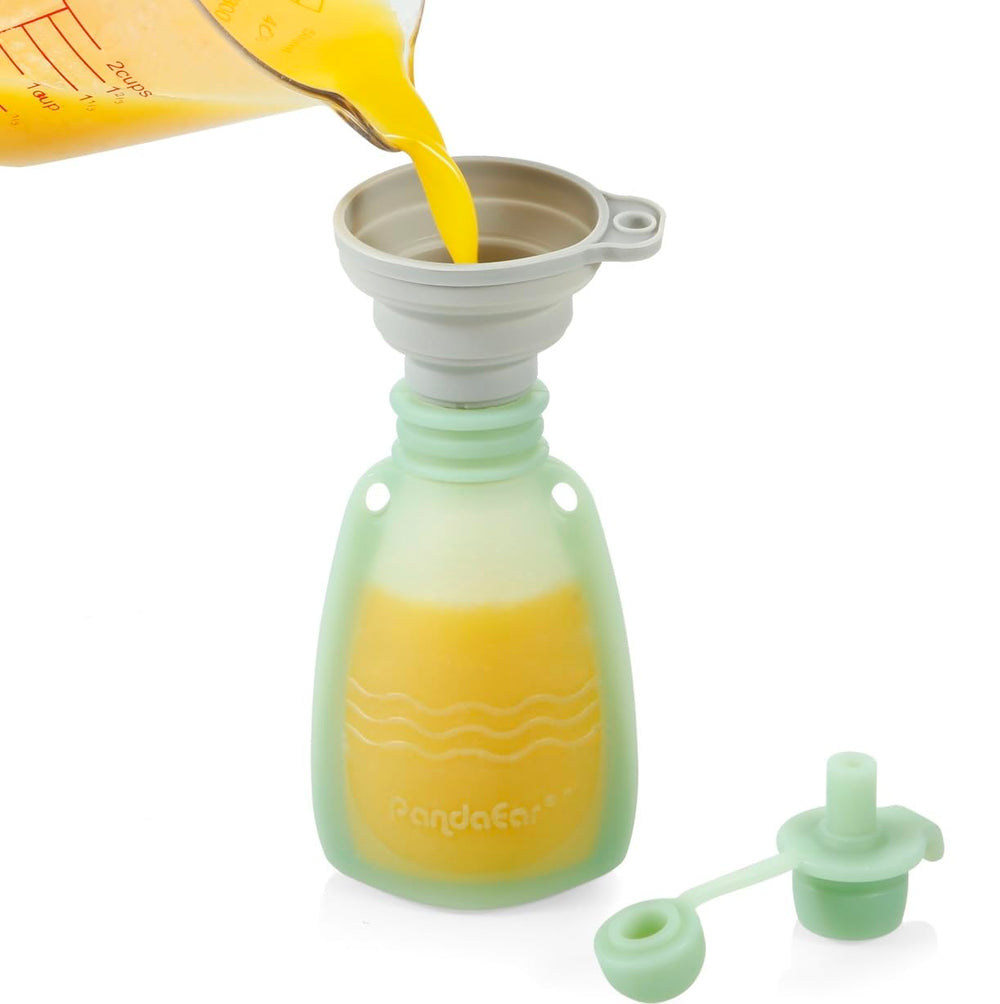 PandaEar collapsible toddler snack cups for portable snacking