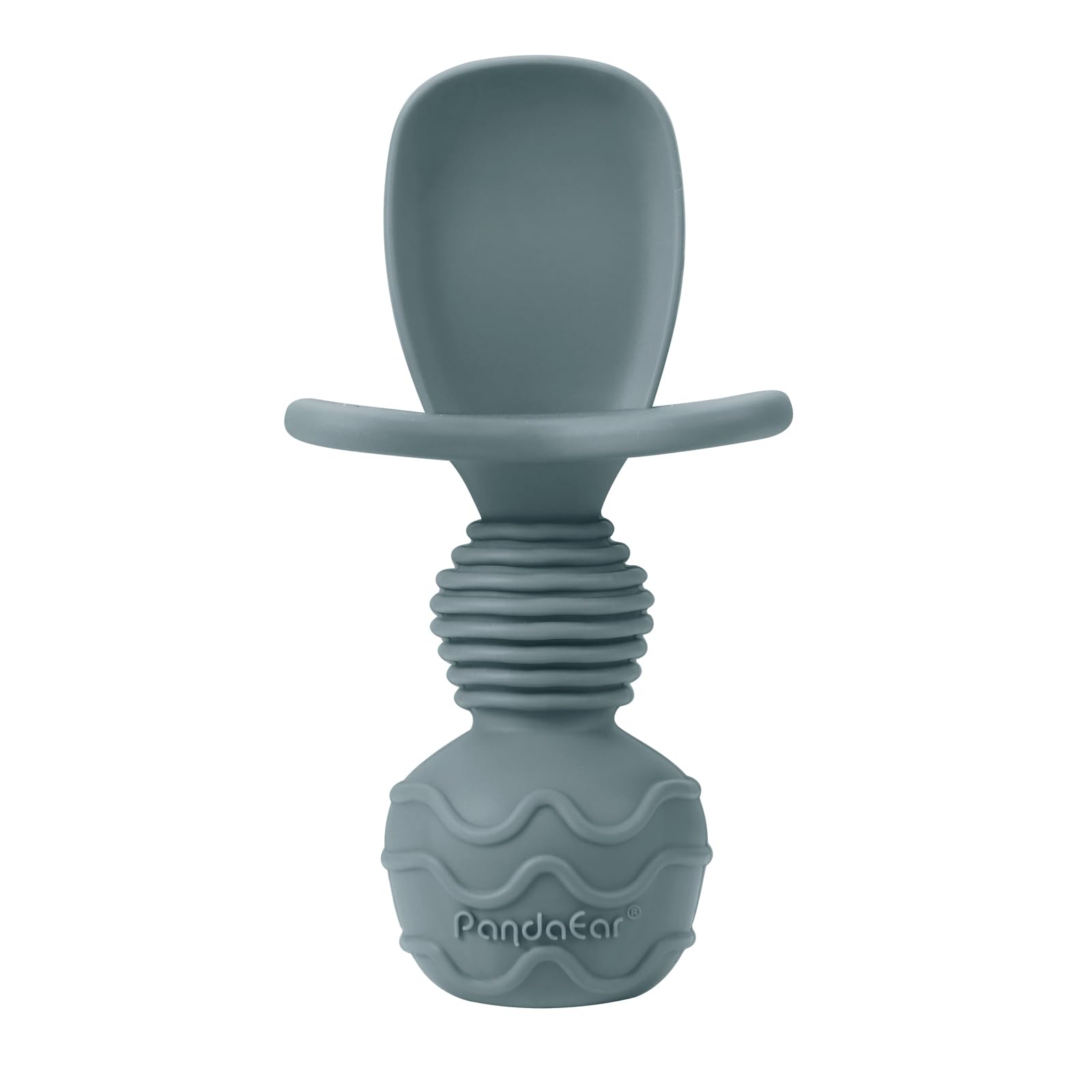 PandaEar curved-arch handle image conveys comfortable, secure handling during feeding