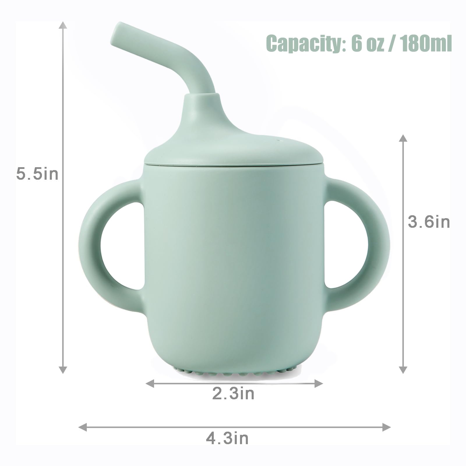 PandaEar dishwasher-safe silicone cups for easy cleanup