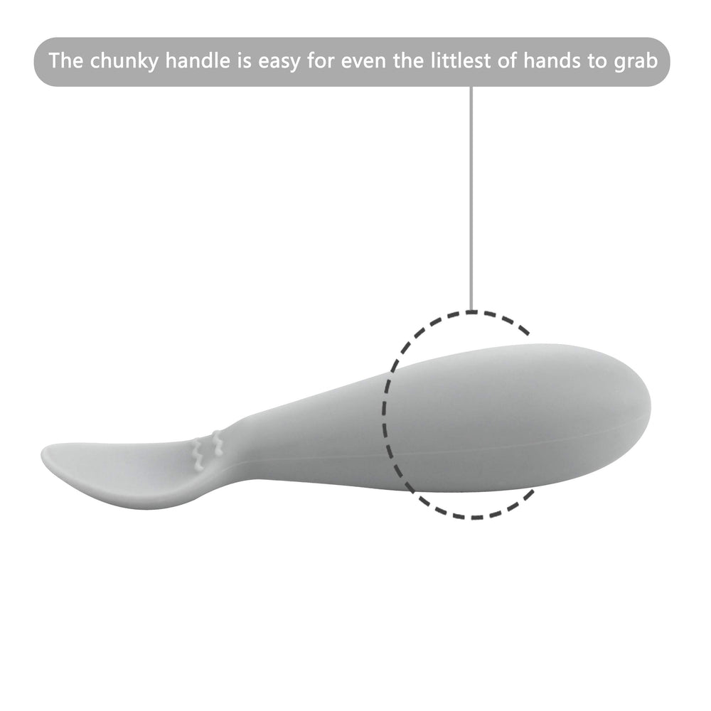 PandaEar dishwasher-safe silicone spoons simplify cleaning after meals.