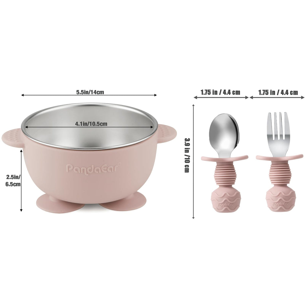 PandaEar divided-plates showcase portion-control design for balanced meals.