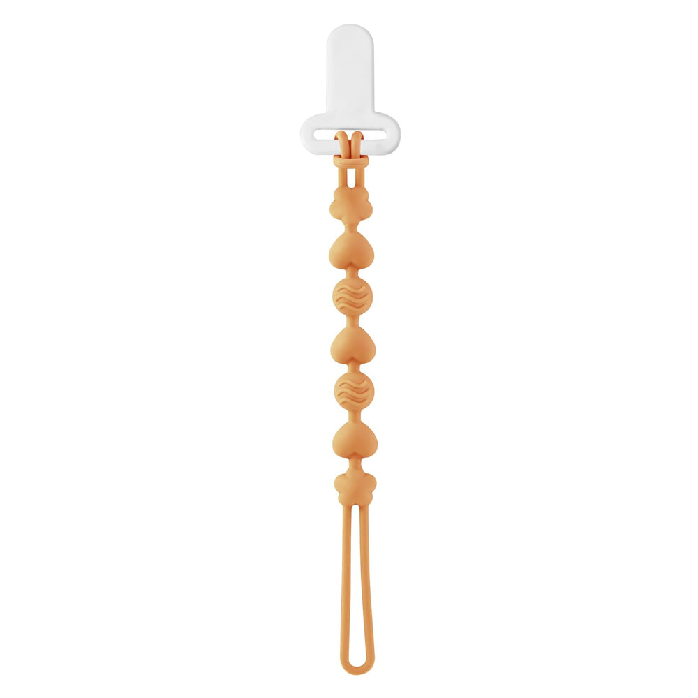 PandaEar easy-clean pacifier clip reduces pacifier hunts for toys and clothing.