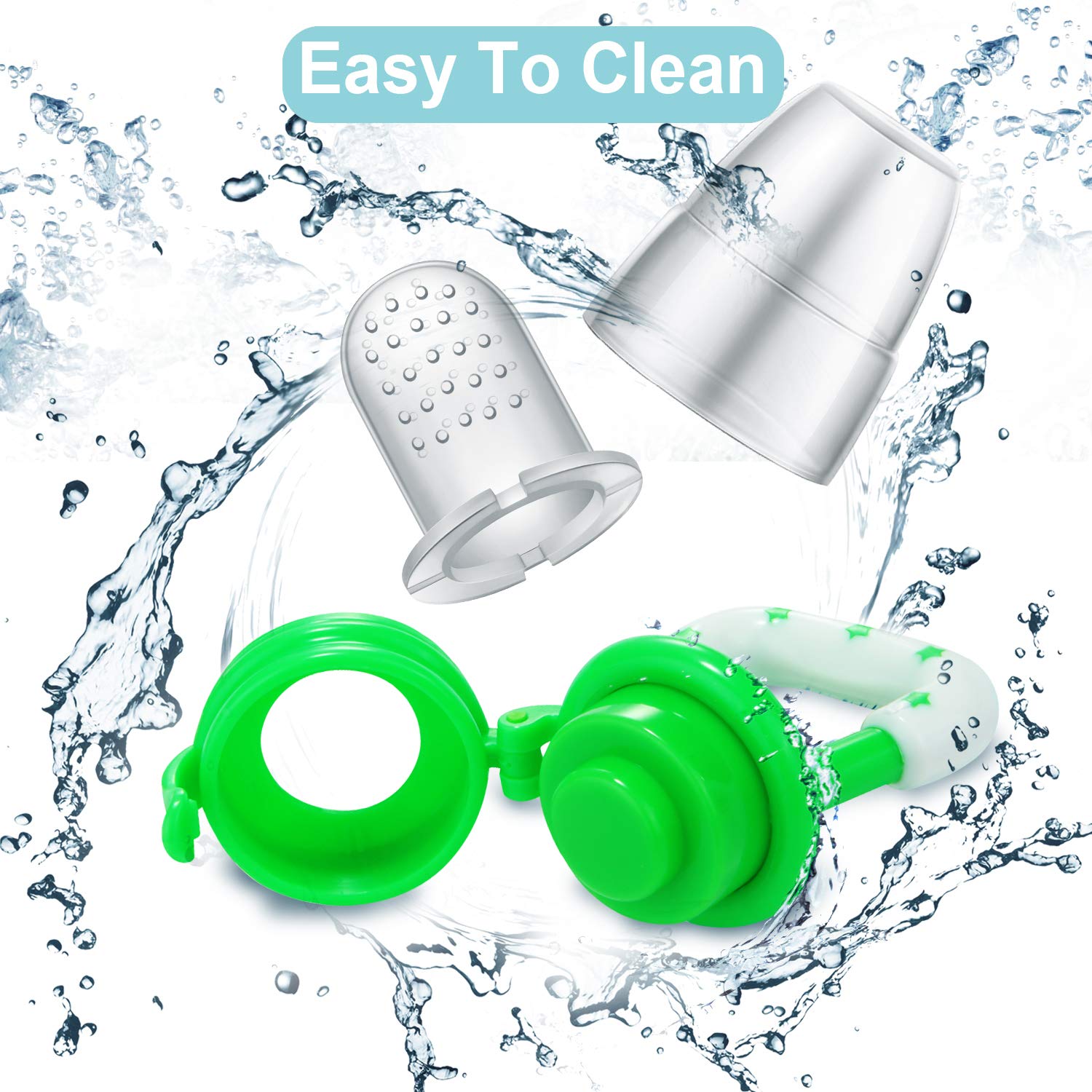 Easy-clean silicone texture supports repeated use and quick rinsing.