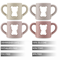 PandaEar ergonomic silicone handles optimize grip for tiny hands