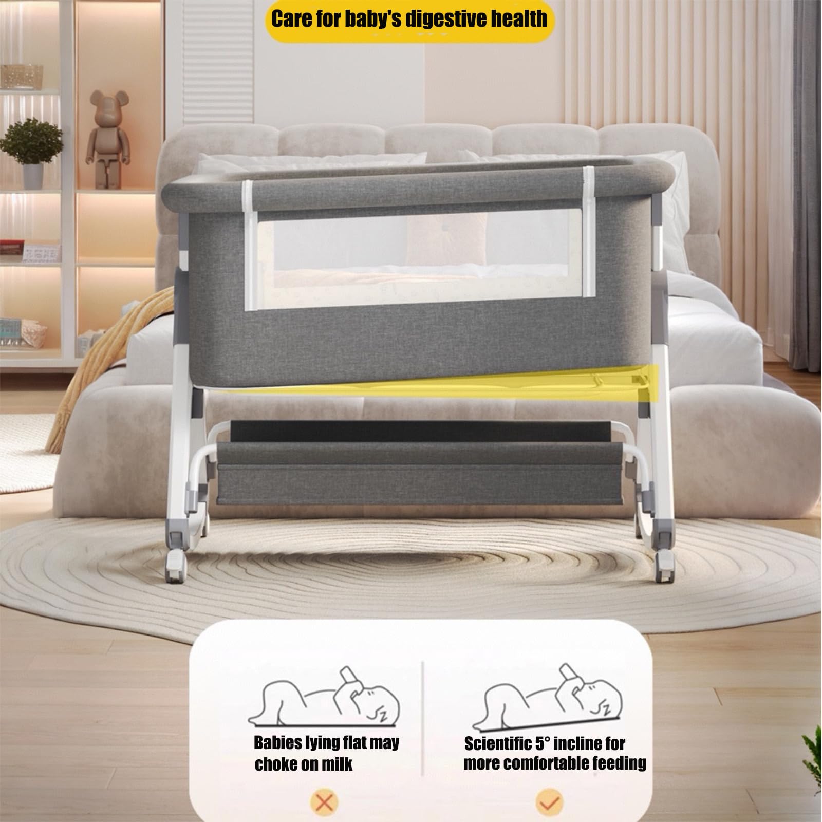PandaEar foldable design shown folded compactly for travel convenience