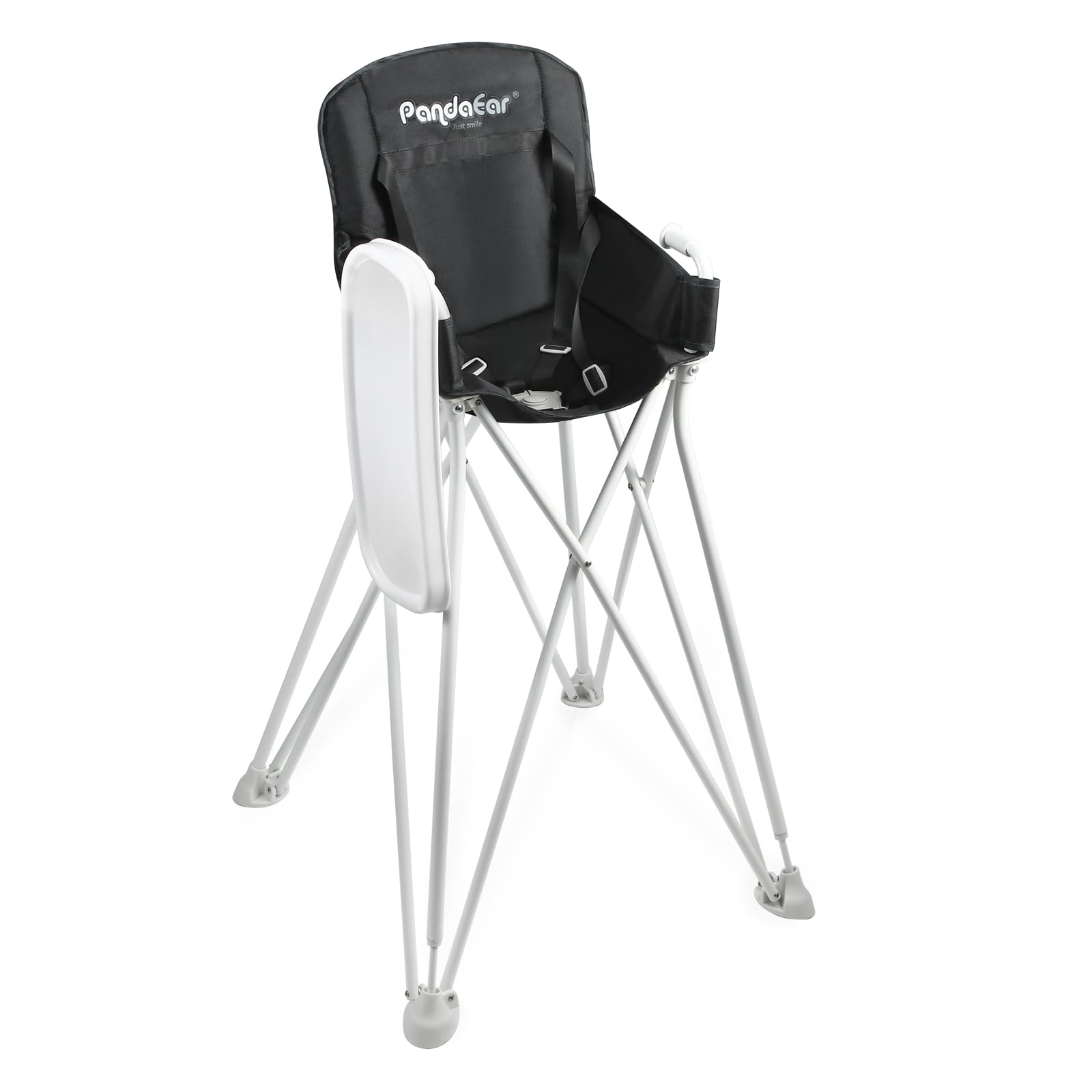 PandaEar chair supports babies 6–36 months and up to 45 pounds.