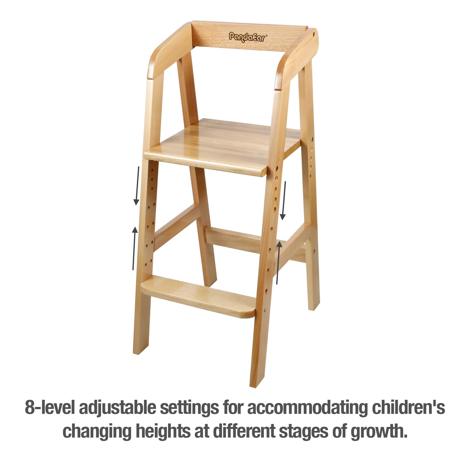 PandaEar easy-assembly high chair with quick setup.