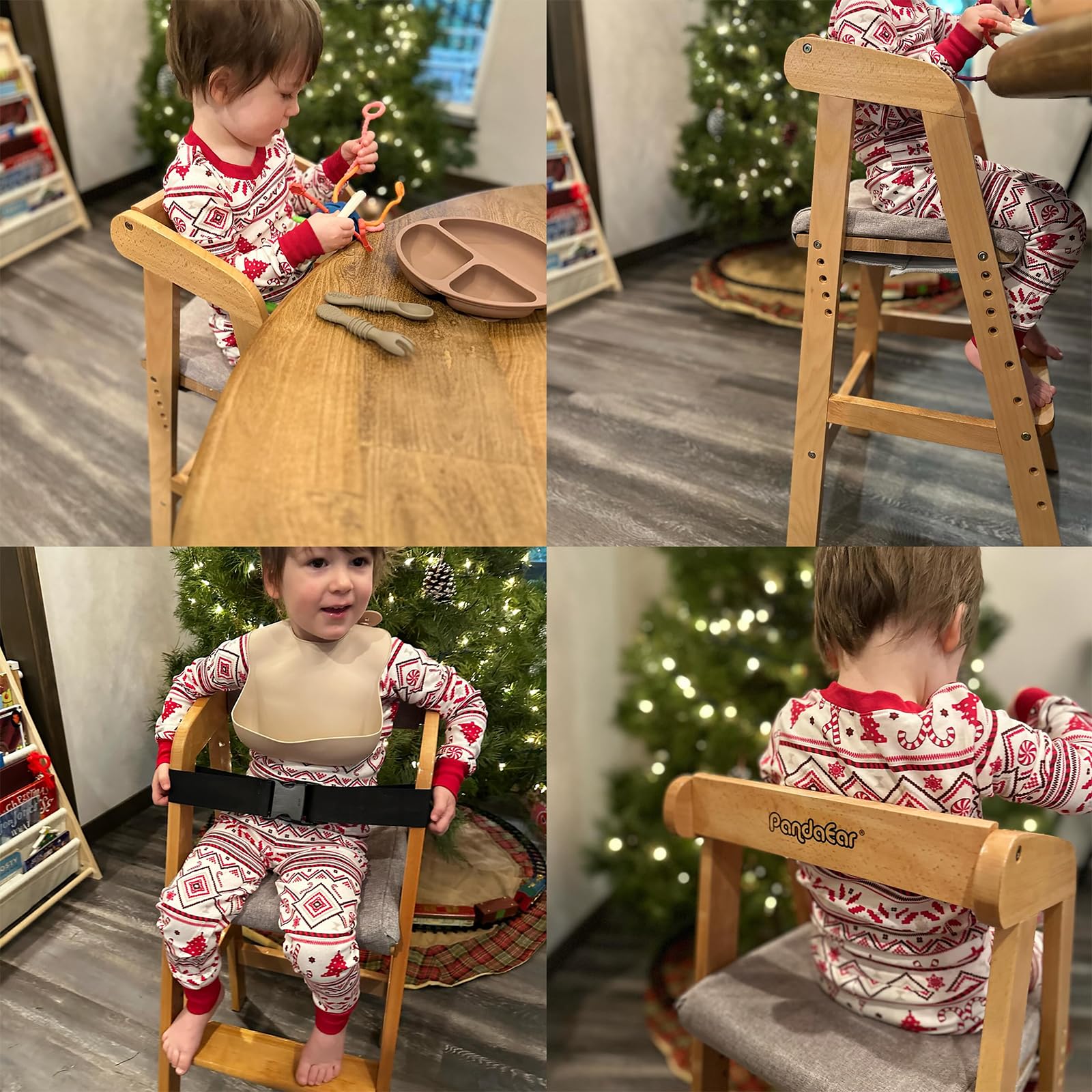PandaEar high chair steps for kids reach at table safely.