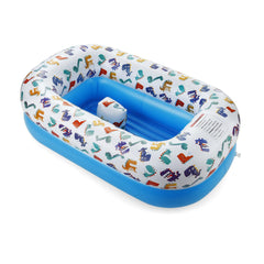 PandaEar inflatable dinosaur baby bathtub travel-compact fold for easy packing