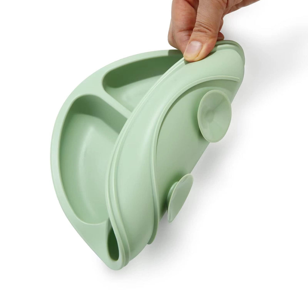 PandaEar complete feeding set on table, demonstrating easy cleaning and organization.