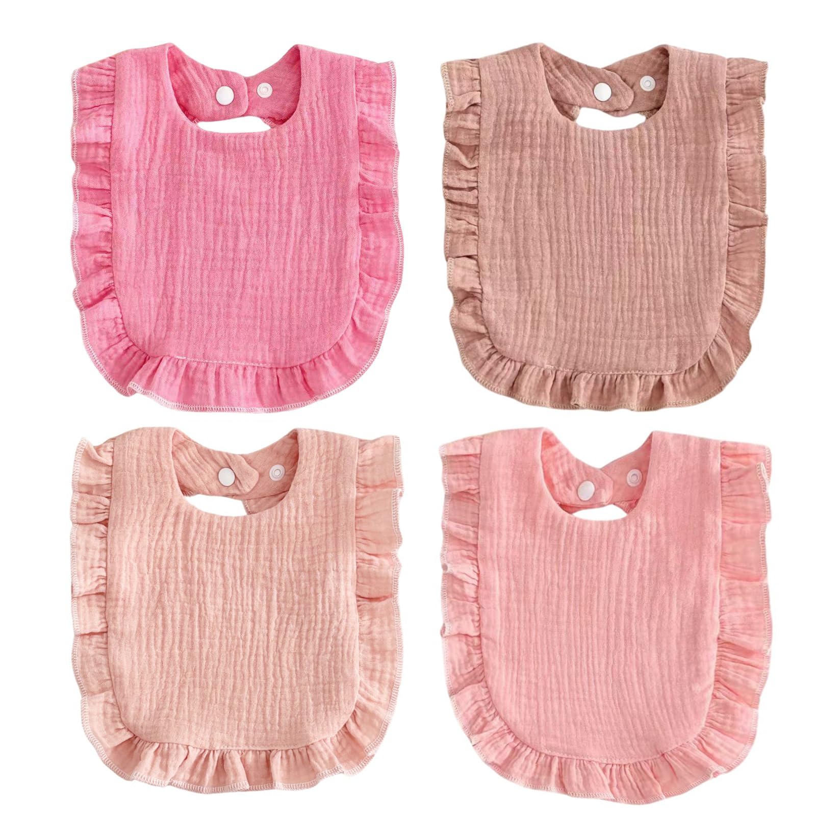 PandaEar muslin baby bib absorbs drool for comfy teething days.