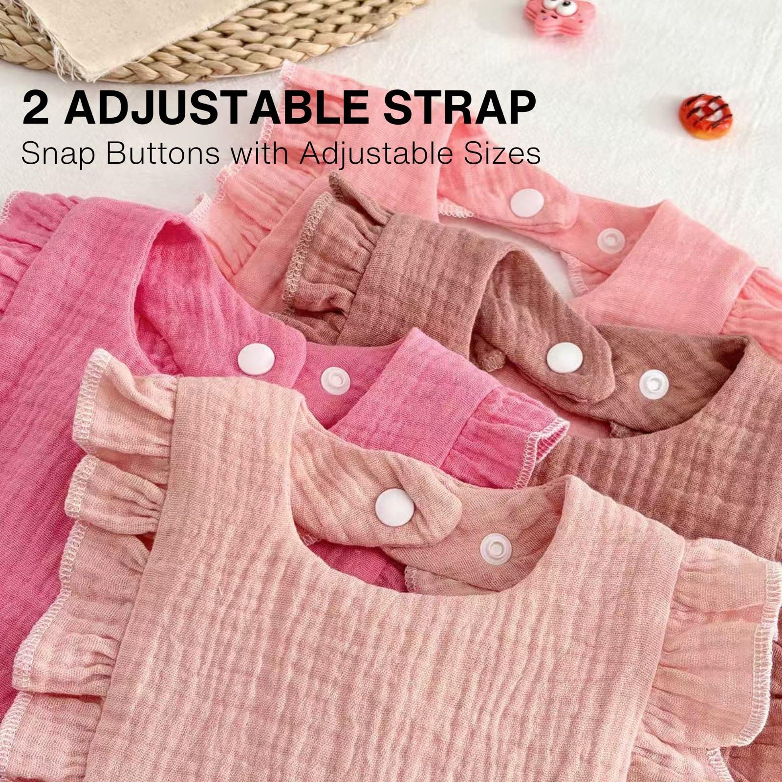PandaEar bib showcases soft solid colors to match outfits.