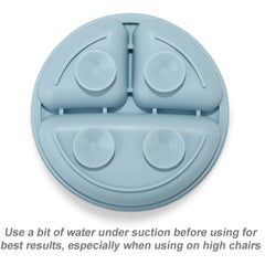 PandaEar non-slip suction base helps prevent plate skidding during meals.