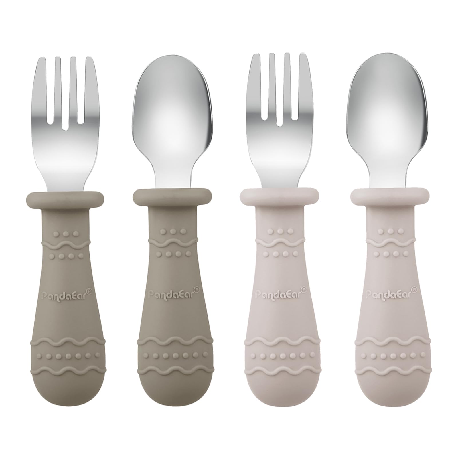 PandaEar outdoor mealtime setup with silicone feeding set ready for on-the-go meals.