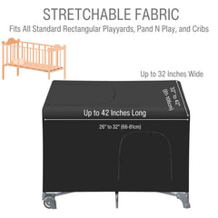 PandaEar breathable-mesh panel enables airflow for cool, comfortable sleep.