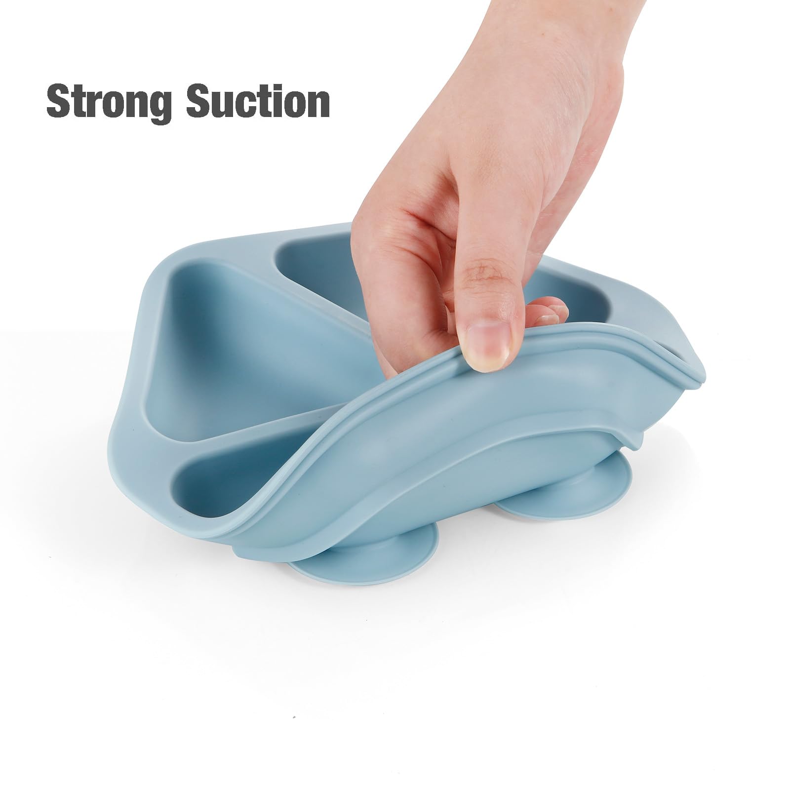 PandaEar silicone plates are microwave-safe for quick reheats.