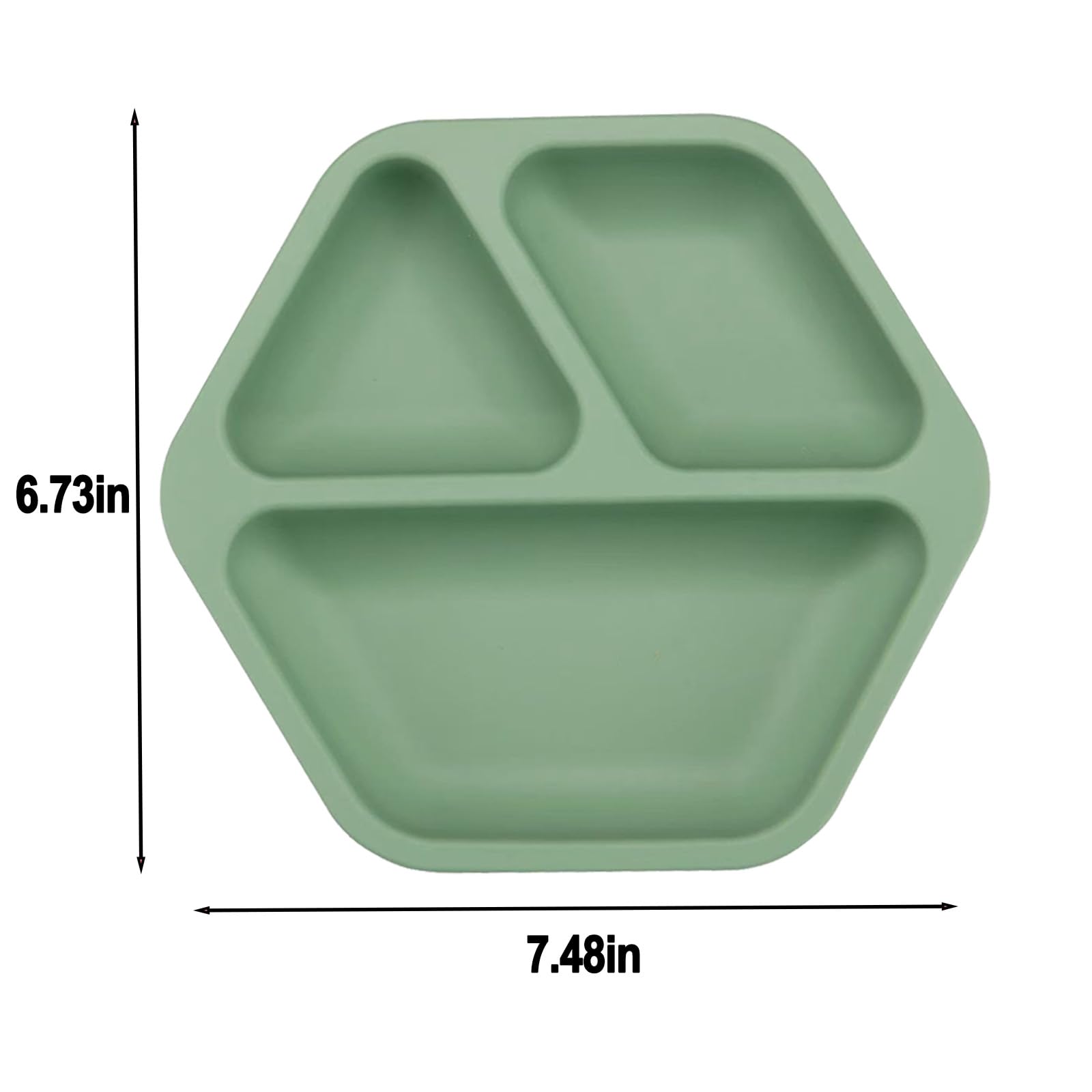 PandaEar plates with strong suction prevent spills at mealtime.