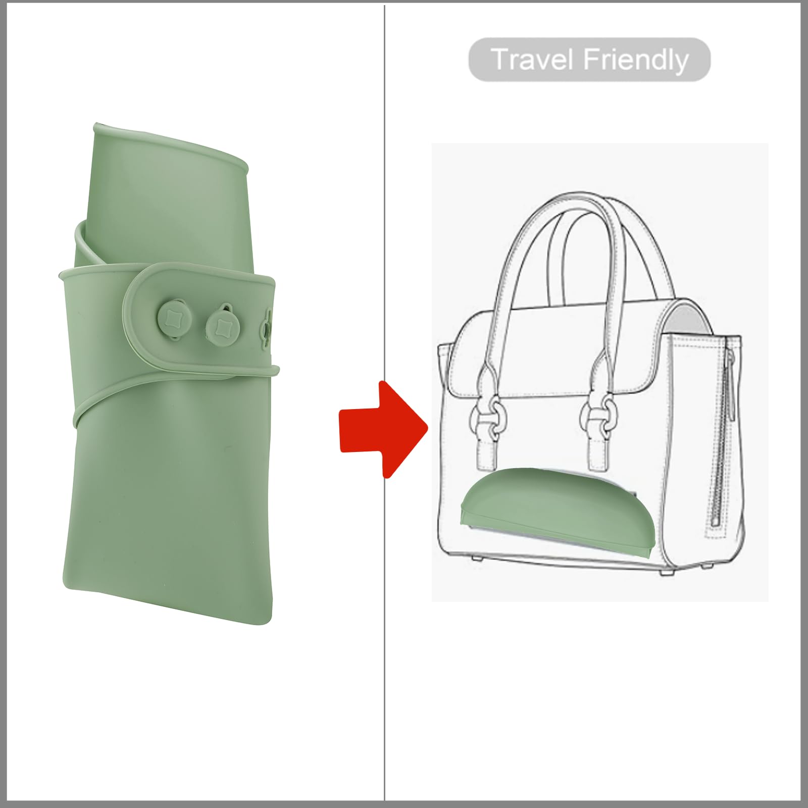 PandaEar silicone bib dishwasher-safe design for easy cleanup after meals
