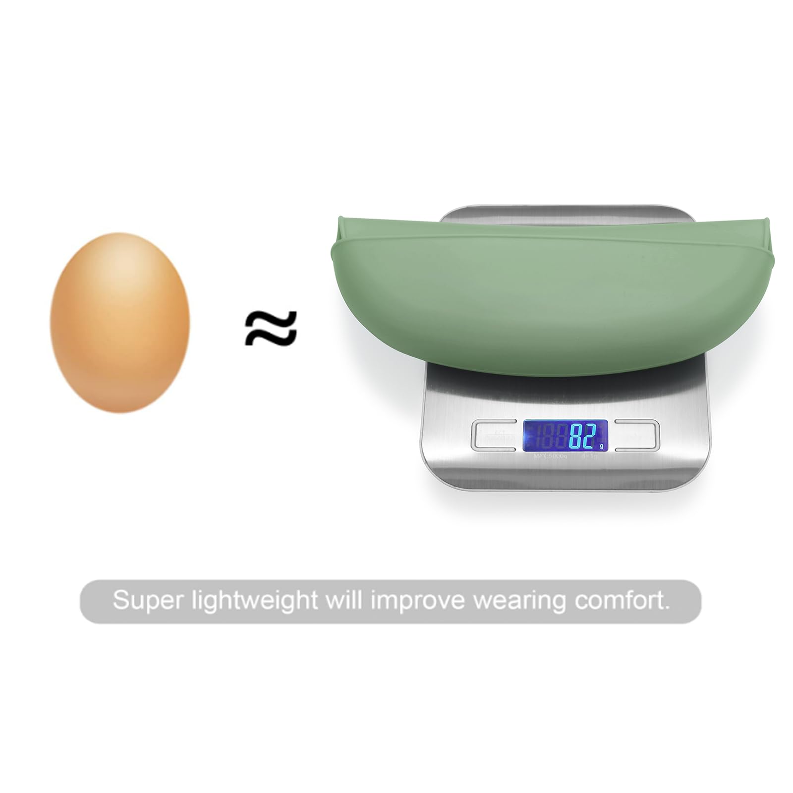 PandaEar silicone bib stain-resistant material maintains bright colors after washes