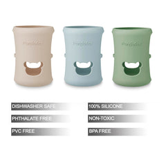 PandaEar silicone sleeves heat-insulation keeps milk temperature steady at mealtime.