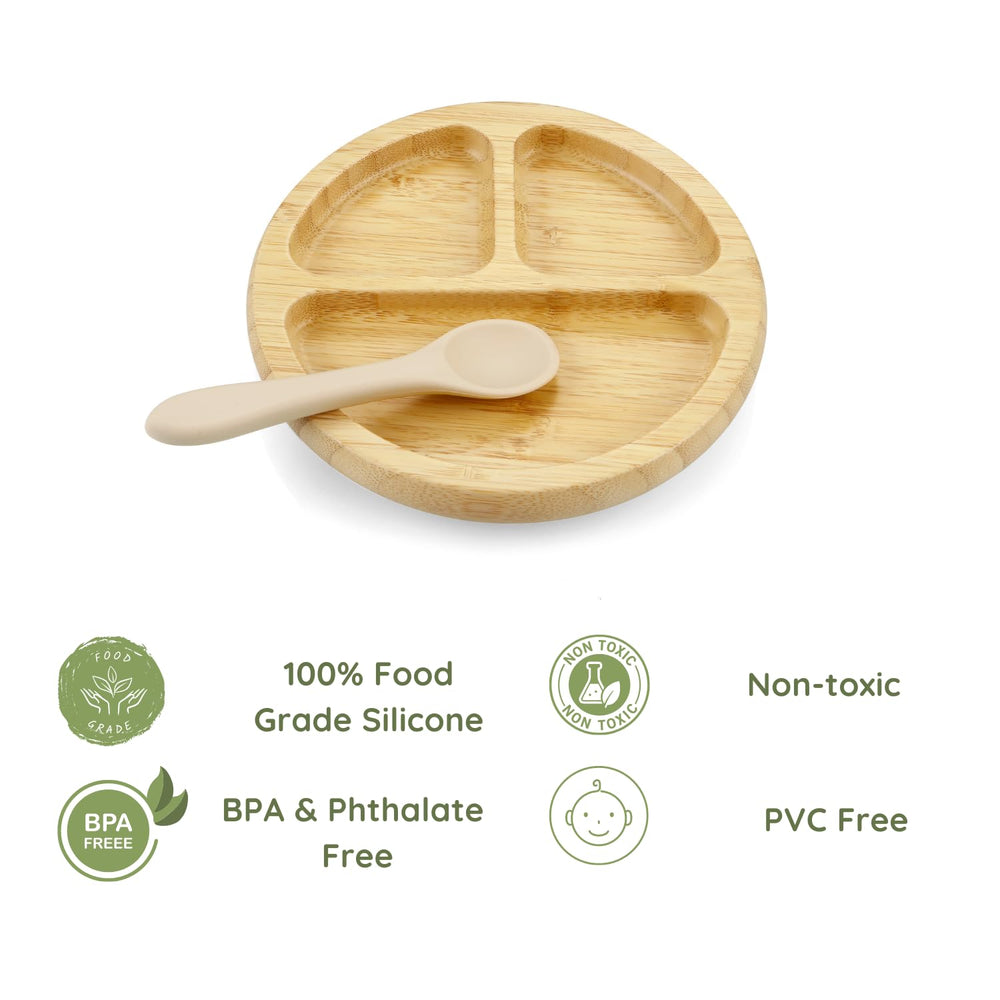 PandaEar silicone spoons soothe gums and aid easy grasp during toddler meals.