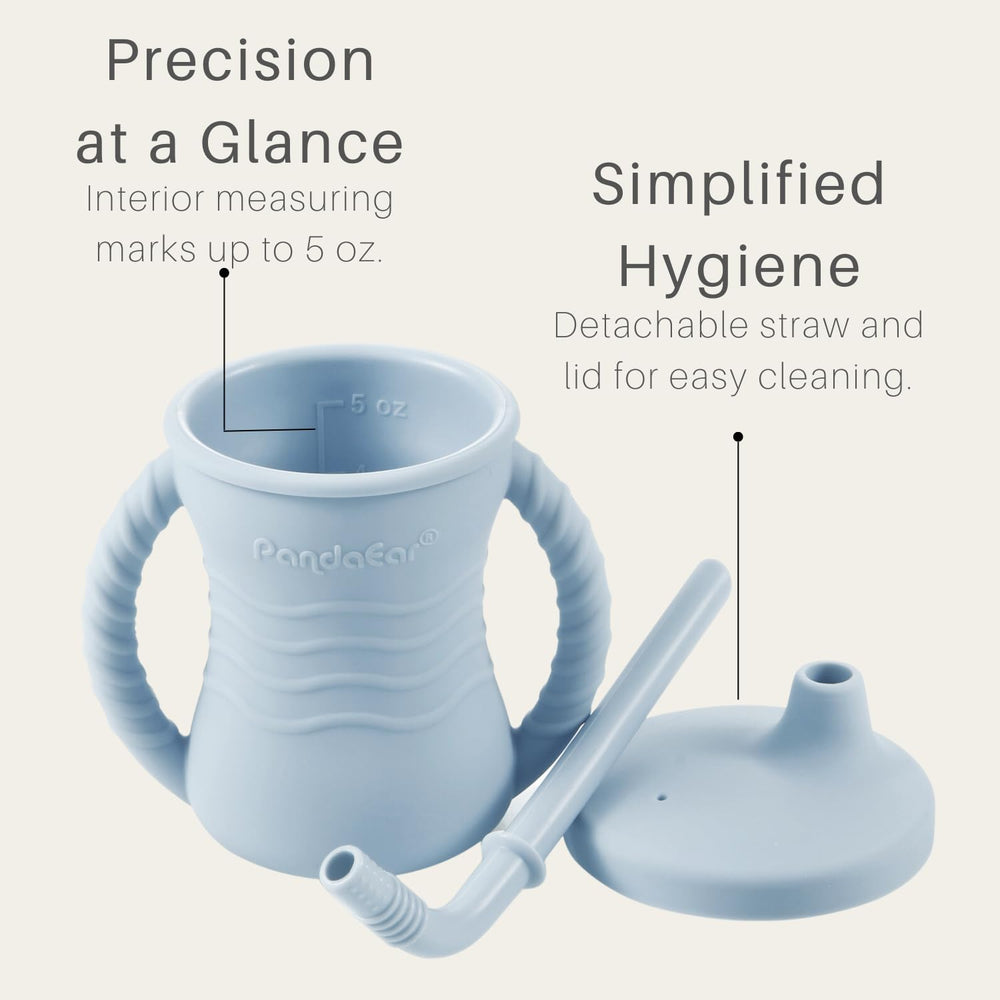 PandaEar cup is top-rack dishwasher-safe for quick post-meal cleanup.