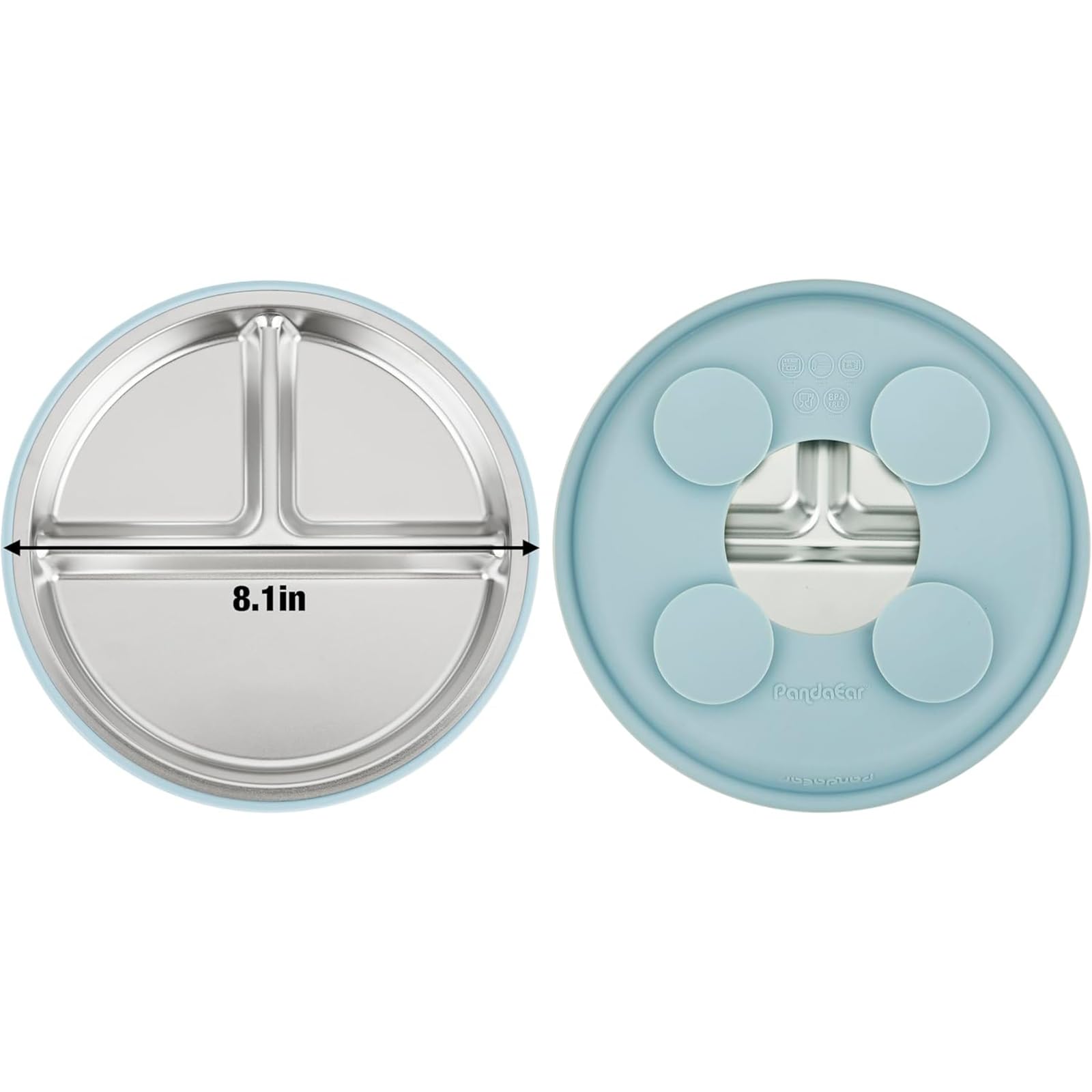 PandaEar silicone-utensils offer soft, teething-friendly handles for tiny hands.
