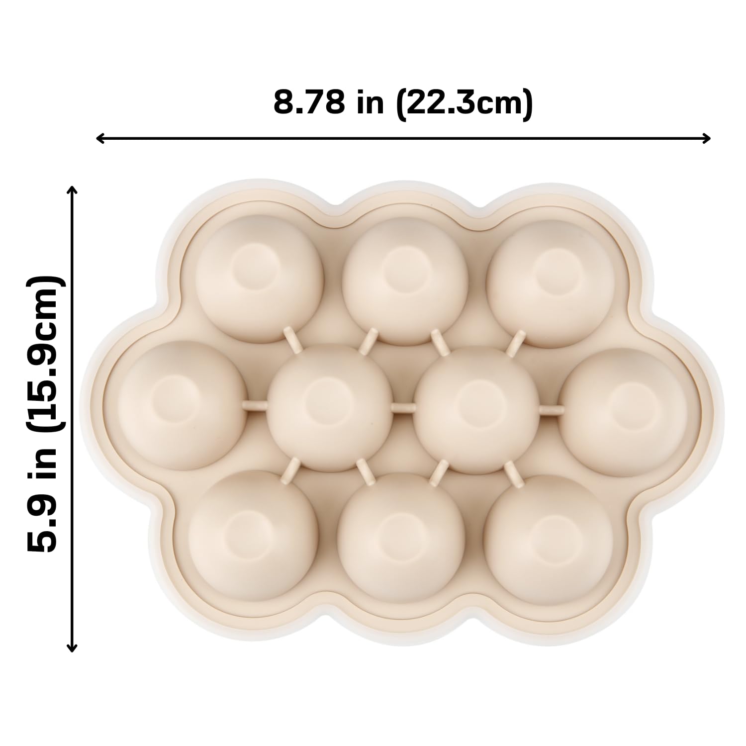 PandaEar stackable freezer trays saved space in the freezer.