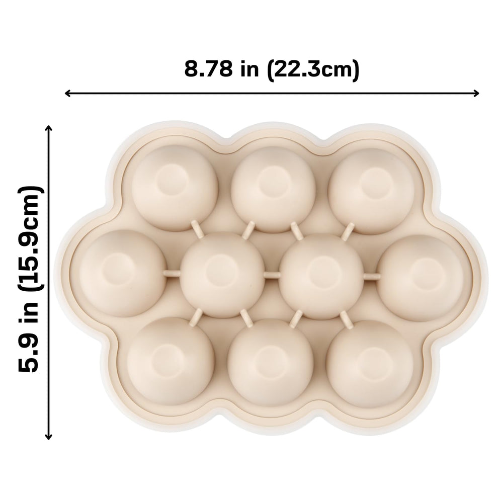PandaEar stackable freezer trays saved space in the freezer.