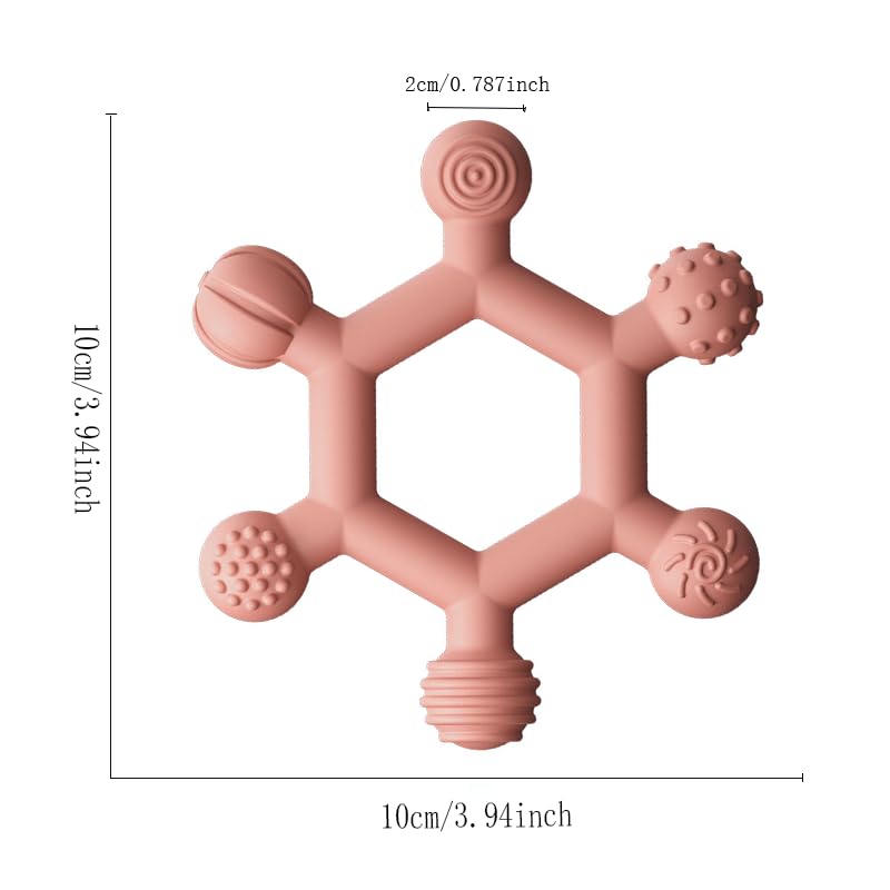 PandaEar teether with six textures supports teething development
