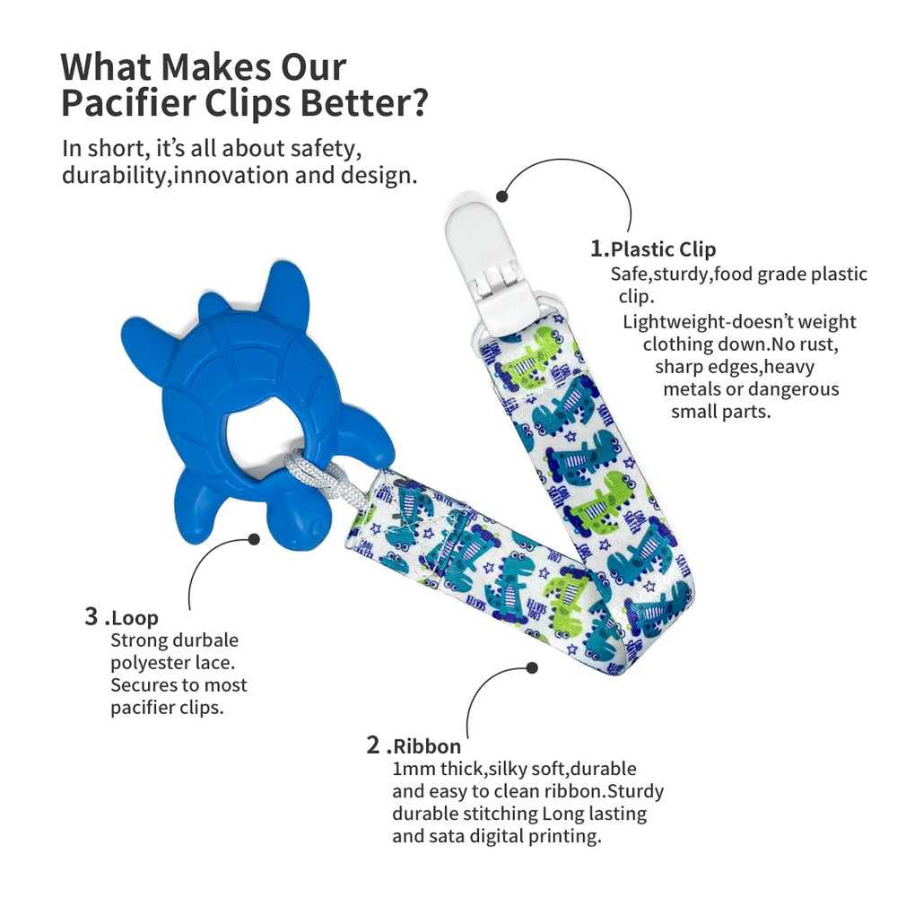 PandaEar universal pacifier fit works with Soothie, Avent, Mam and more